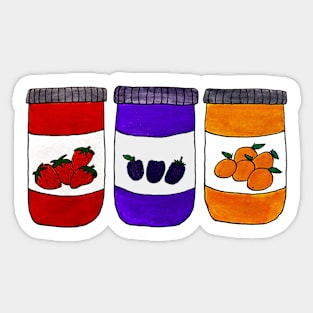 Jars of Jams Sticker